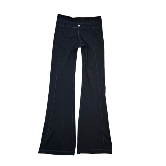 Lululemon Flare Leg Pants - Black/Blue - Picture 5 of 8